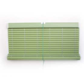 persiana de pvc plastico exterior enrollable verde oliva