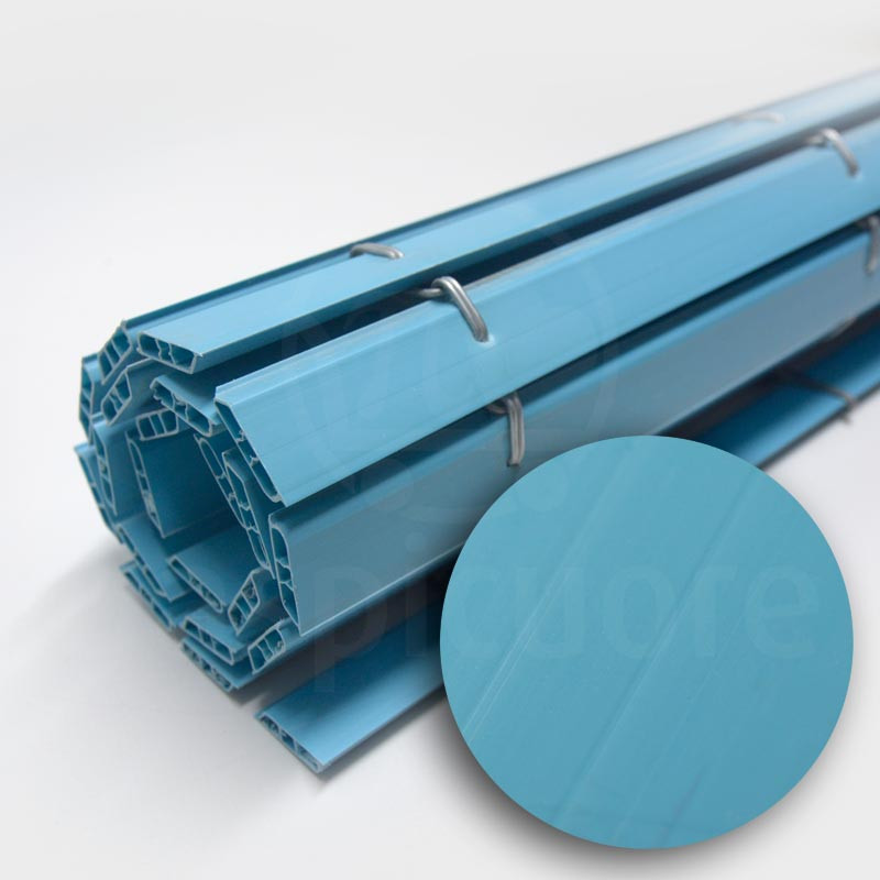 rollo de persiana alicantina pvc azul