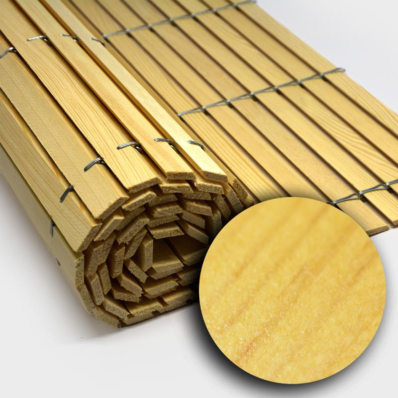 rollo persiana alicantina cadenilla madera acabado pino barnizado persianasalicantinas.net