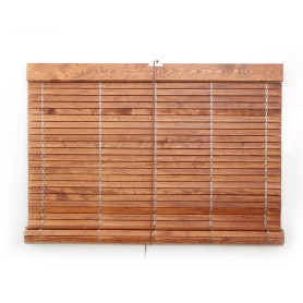 Persiana Alicantina de Madera - Nogal Barnizada 2