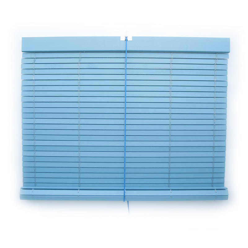 Persiana Alicantina De Madera Pintada - Azul