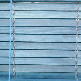 Persiana Alicantina de Madera - Azul Barnizada 2