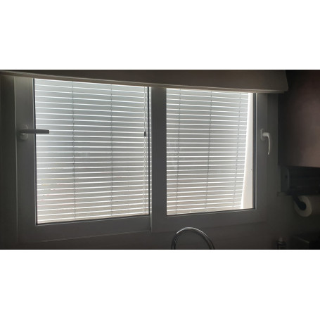 Persiana Alicantina de PVC - Blanca a Medida