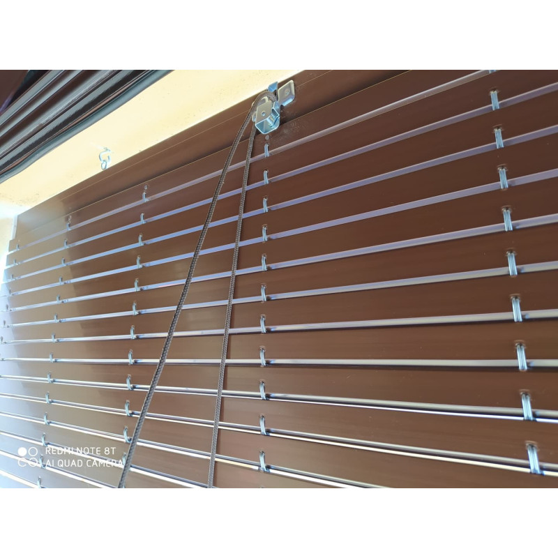 Persiana Alicantina Pvc Nogal