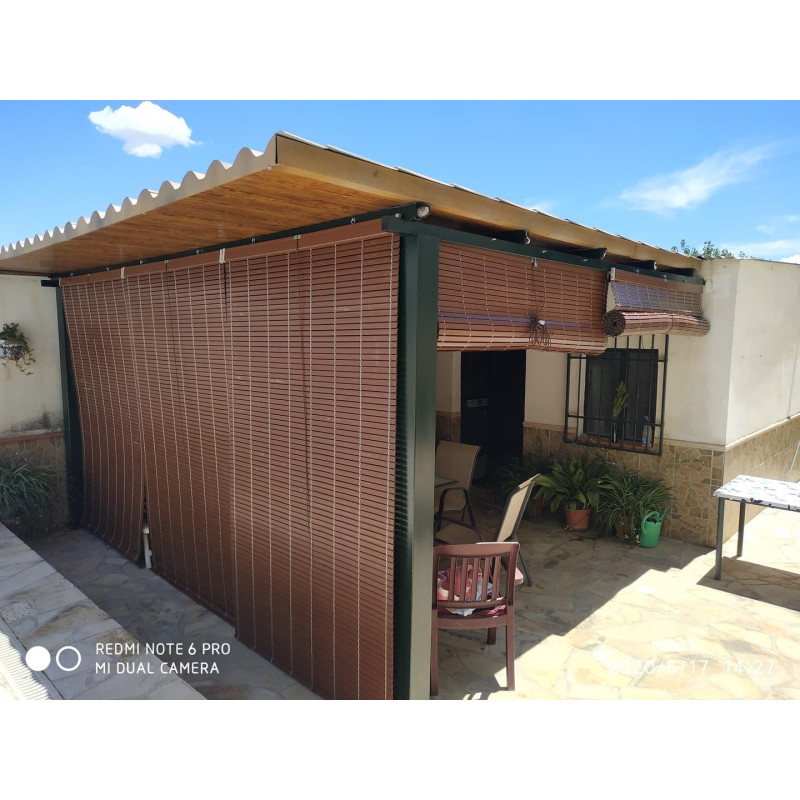 Persiana Alicantina Pvc Nogal