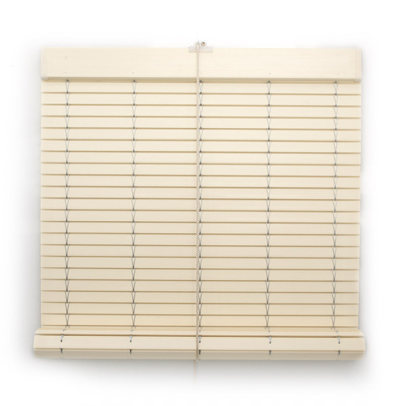 persiana cadenilla alicantina a medida plástico pvc color marfil exterior enrollable persianasalicantinas.net