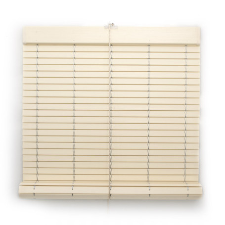 persiana cadenilla alicantina a medida plástico pvc color marfil exterior enrollable persianasalicantinas.net