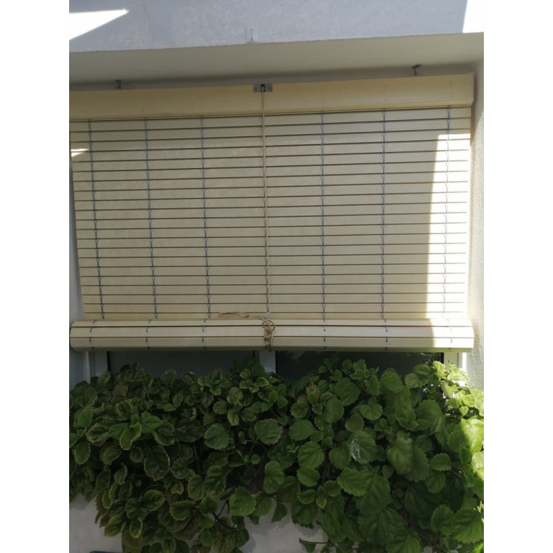 Persiana Alicantina de PVC Marfil