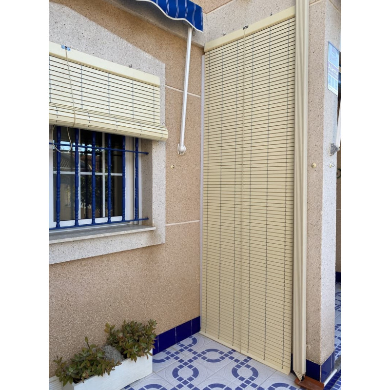 persiana alicantina a medida para ventanas de pvc plastico color marfil persianasalicantinas.net