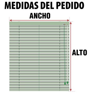 medidas pedido venecianas